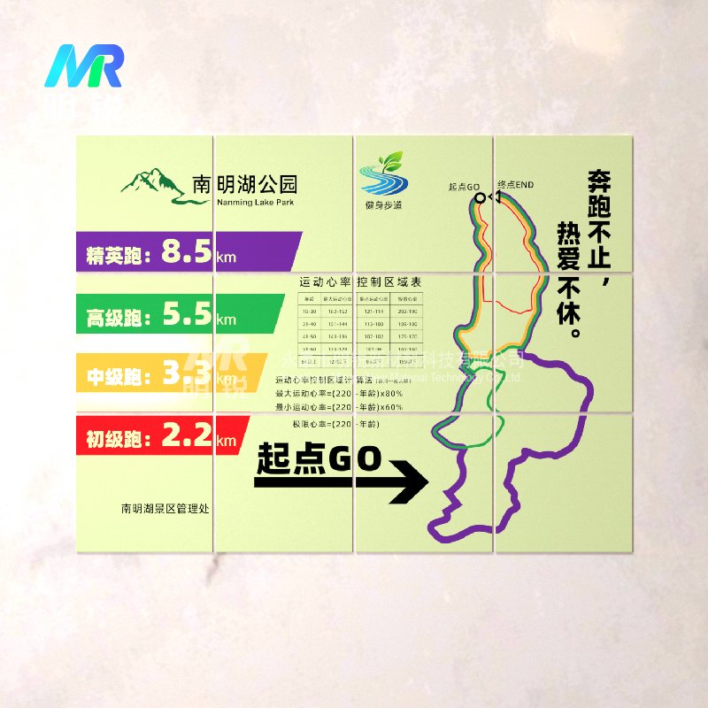 景观步道标识