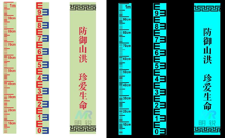 传统水位尺与无机自发光水位尺的全维度性能解析