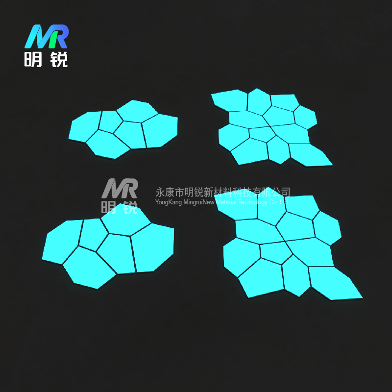 自发光冰裂纹网贴石