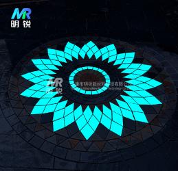 庭院拼花装饰夜光石