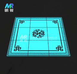中式庭院铺地发光石